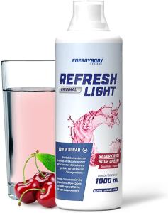 Napój sportowy, koncentrat REFRESH LIGHT - wiśniowy 1L