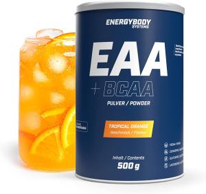 Aminokwasy EAA, BCAA z witaminą B6 - pomarańcza